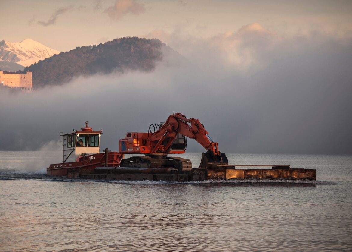 Dredging is only the first step in managing accumulated sediment. The material must then be tested, transported, and placed using an approved disposal strategy.